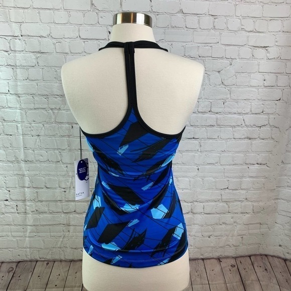 Satva Black & Blue Maria Tank XS - Picture 3 of 5